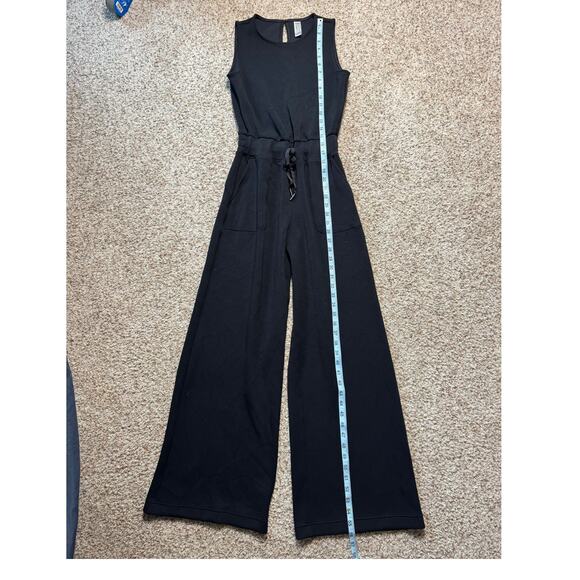 SPANX Air Essentials Sleeveless Jumpsuit, black size Women's XS, SOFT, Comfy - Picture 5 of 11